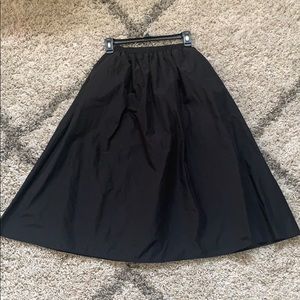 Black A Line Skirt